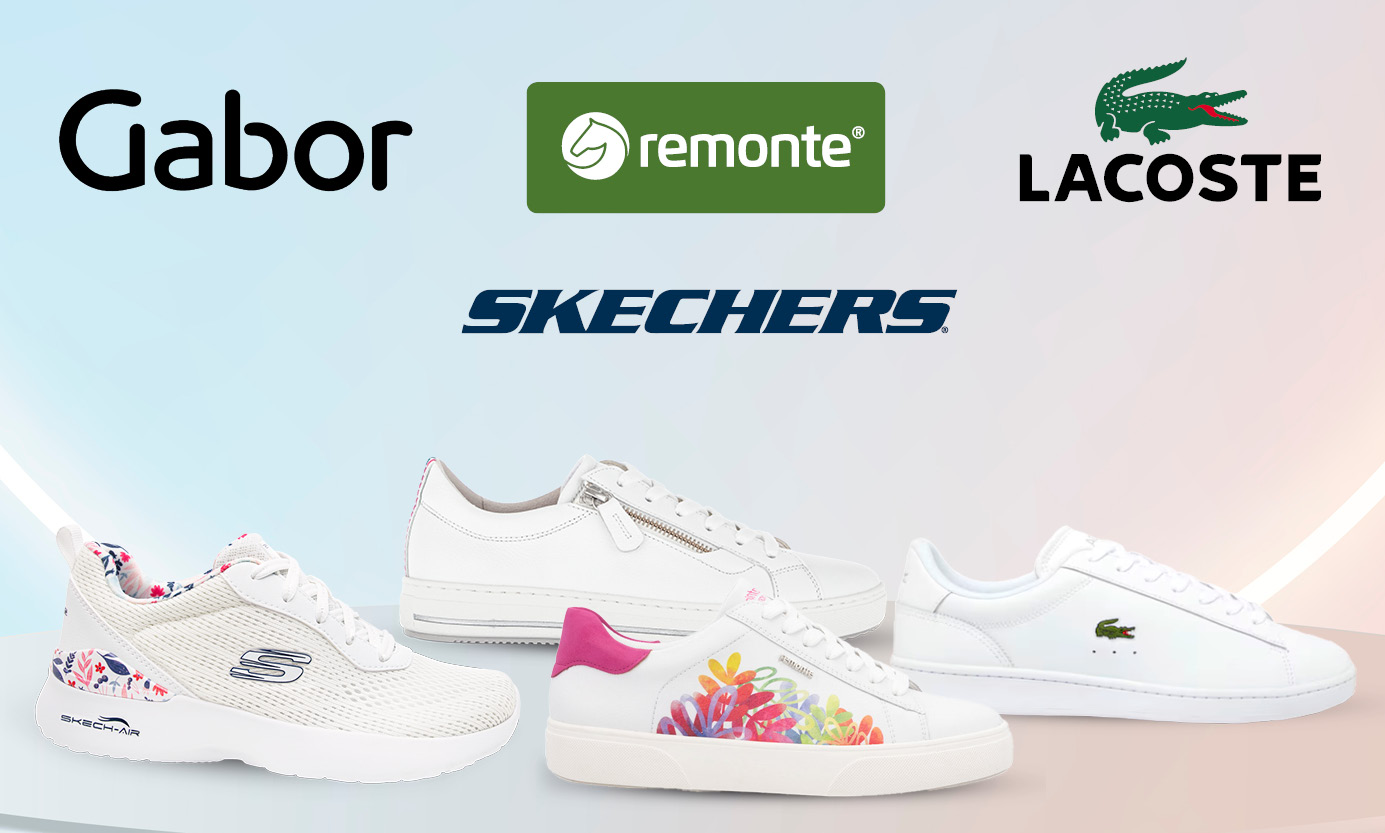 Skechers, Lacoste, Gabor & co.