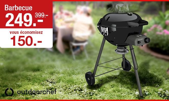Offre Barbecue sphérique Outdoorchef - jusqu'au 12.04