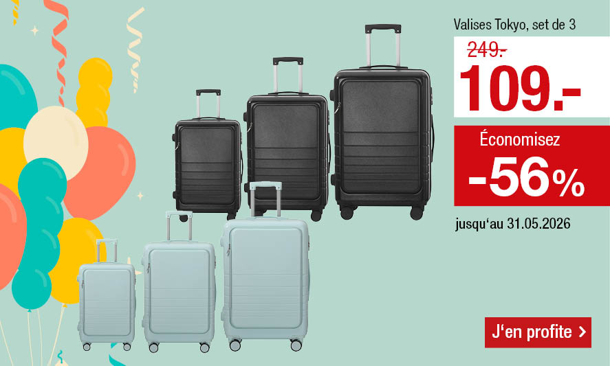 Valises Tokyo - Le set de valises qui vous suit partout