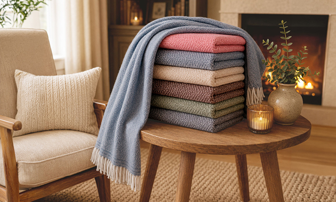 C’est la saison du cocooning ! Place aux plaids !