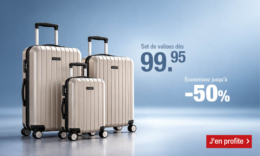 Un grand choix de set valises dès CHF 99.95