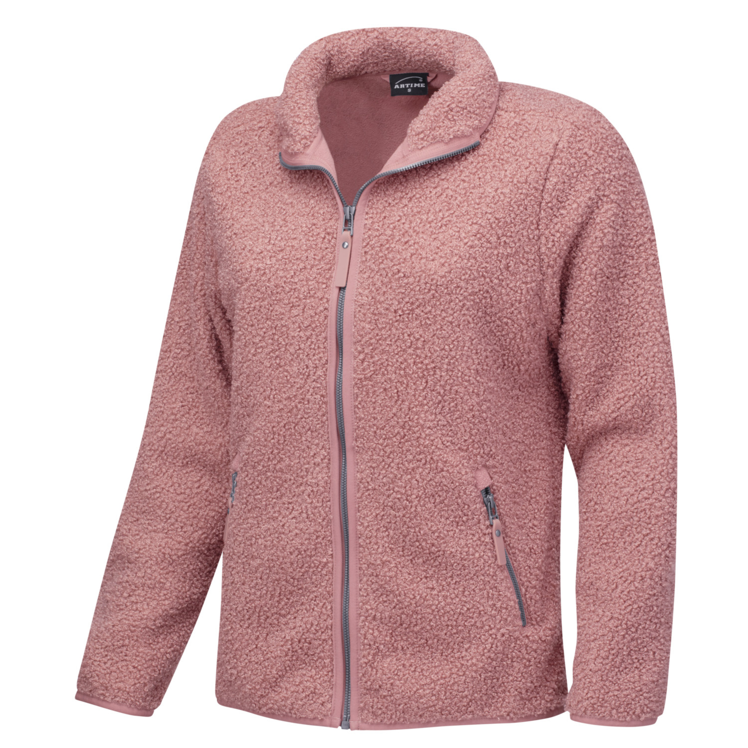 Sherpa Fleece Jacke Damen, wärmend Vedia