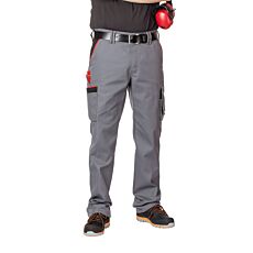 Wikland Pantalon de travail, 8 poches gris