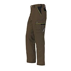 Wikland Pantalon de travail, 8 poches brun