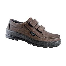 Herren-Allzweck-Schuh mit Klettverschluss braun