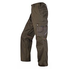 Wirkland Pantalon de travail, stretch brun foncé