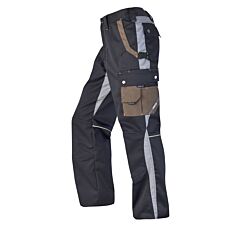 Wirkland Pantalon de travail avec empiècement stretch noir