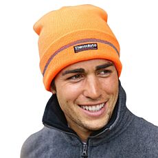 Bonnet de tricot néon, isolation Thinsulate orange fluo