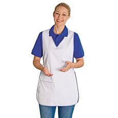 Chasuble, à nouer sur les côtés blanc