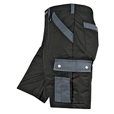 Orix Short de travail avec poches latérales noir