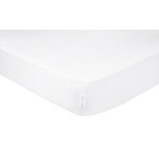 Satin-Fixleintuch, glänzend, bis 22 cm weiss