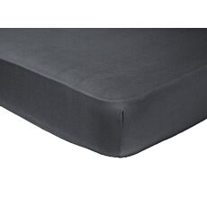 Satin-Fixleintuch, glänzend, bis 22 cm anthrazit