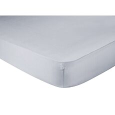 Drap-housse en satin, brillant, jusqu'à 22 cm argent