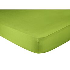 Drap-housse en satin, brillant, jusqu'à 22 cm kiwi