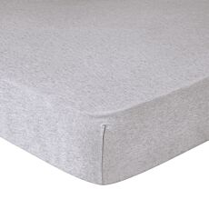 Fixleintuch Jersey-Mélange grau