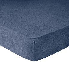 Fixleintuch Jersey-Mélange marine
