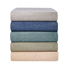 Drap-housse en flanelle avec effet chiné
