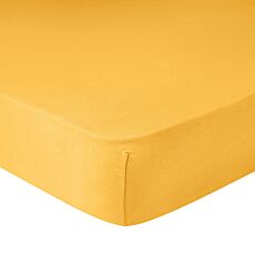 Drap-housse en jersey fin, sans pli - jaune, 140–160x200 cm