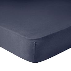 Drap-housse en jersey fin, sans pli - marine, 140–160x200 cm