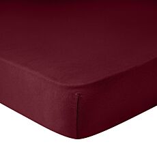 Feinjersey-Fixleintuch, faltenfrei - bordeaux, 140–160x200 cm