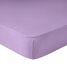 Drap-housse en jersey fin, sans pli - lilas, 140–160x200 cm