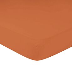 Feinjersey-Fixleintuch, faltenfrei - rost, 140–160x200 cm