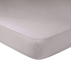 Drap-housse en jersey fin, sans pli - gris clair, 140–160x200 cm