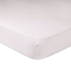 Feinjersey-Fixleintuch, faltenfrei - silber, 140–160x200 cm