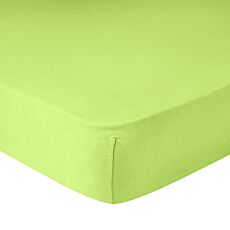 Feinjersey-Fixleintuch, faltenfrei - kiwi, 140–160x200 cm