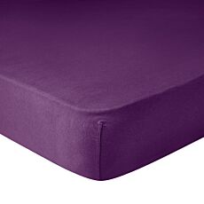 Drap-housse en jersey fin, sans pli - mûre, 140–160x200 cm