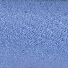 Drap-housse en flanelle Uni bleu