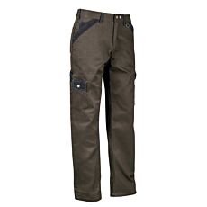 Pantalon de travail classique Orix avec poche pour téléphone – brun