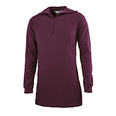 Orix Militär-Rollshirt Classic Fit weinrot