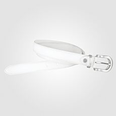 Damengürtel schmal mit runder Schnalle