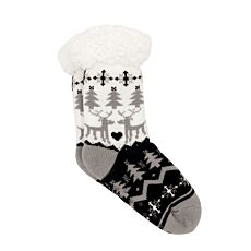 Chaussettes chaudes avec motif de cerf