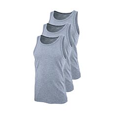 ARTIME Lot de 3 maillots pour hommes, sans manches