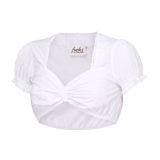 Dirndlbluse mit feiner Spitze