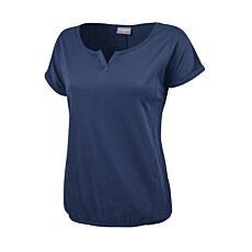 Damen T-Shirt mit elastischem Saum