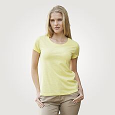 Damen T-Shirt in Flammgarn-Optik