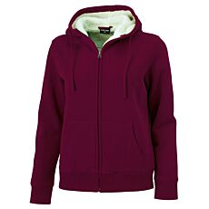 Sweatjacke mit Teddy-Futter, Kapuze und Känguru-Taschen