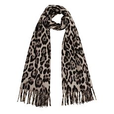 Schal mit Leoprint