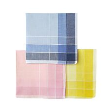 Stofftaschentücher 100% Baumwolle, 12er Pack