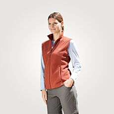 Fleece-Gilet Damen mit Stehkragen, Micro-Polarfleece