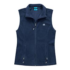 Gilet polaire femme avec col droit, microfibre polaire