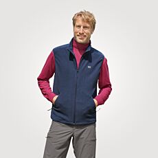 HTA Fleece-Weste, durchgehender Reissverschluss