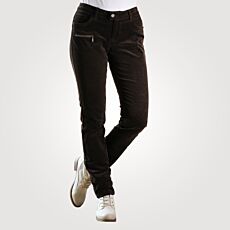 Pantalon mode «Gladis», 5 poches en velours côtelé