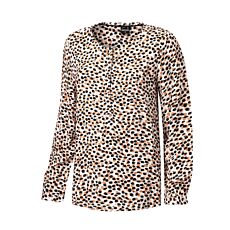 ARTIME Blouse, motif à pois, patte de boutonnage cachée