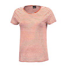 Damen Leinen T-Shirt, gestreift