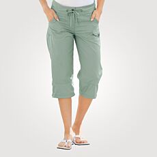 Damen 3/4 Hose mit Kordelzug und Taschen