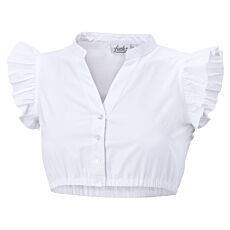 Kurzarm Dirndlbluse mit Flügelarm